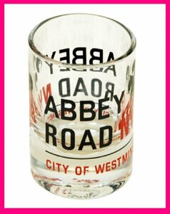 【ショット グラス:ビートルズ:ABBY ROAD】★Abbey Road:Shot glass:The Beatles:アビー ロード グラス:コップ:45x68mm:お得橋本