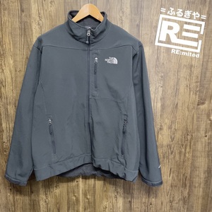 THE NORTH FACE ノースフェイス APEX ソフトシェルジャケット ブルゾン ジャンパー メンズ L グレー