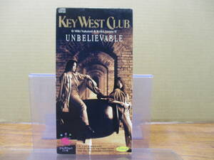 RS-4703【8cm シングルCD】KEY WEST CLUB UNBELIEVABLE / LAST SUMMER DAYS / 中谷美紀 東恵子 MIKI NAKATANI キー ウエスト クラブ