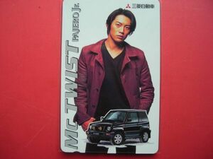  Sorimachi Takashi Mitsubishi automobile Pajero Jr. 390-22328 unused telephone card 