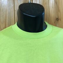 NIKE /DRI-FIT /ナイキ /メンズM 半袖Tシャツ トップス プリントTシャツ 黄緑 BURN RESISTANT 綿ポリ スポーツウェア_画像3