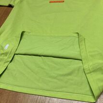 NIKE /DRI-FIT /ナイキ /メンズM 半袖Tシャツ トップス プリントTシャツ 黄緑 BURN RESISTANT 綿ポリ スポーツウェア_画像8