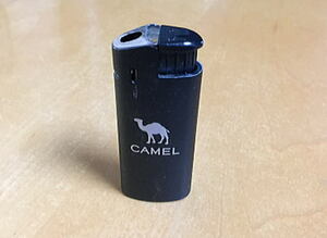 ★CAMEL キャメル ブラックBOX.ホワイトBOX時期のレアキャンペーン ライター (アルミ・カバータイプ) 非売品 新品★