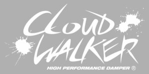 【玄武】★カッティングステッカー/ホワイト★『CLOUD WALKER』 ステッカー ［240ミリ White］ ST240CWW