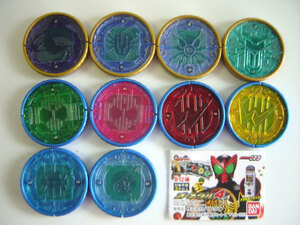 ★Hce24BT仮面ライダーオーズ000オーメダル4全10種ガンバライド:♂BANDAIバンダイ♀300円〓009552_c