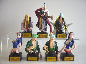 ★Hkx29LtワンピースONEPIECE STATUE2レア入フルコンプ全7種胸像♂BANDAIバンダイ♀400円〓010976_s