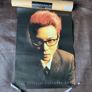 hide　official　calendar2010　株式会社ヘッドワックスオーガナイゼーション　Ⅹ　JAPAN ヒデ オフィシャルカレンダー
