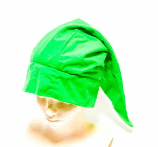 帽子 リンク　三角帽　緑　ゼルダ　ゼルダの伝説 コスプレ　道具 アクセサリー　グッズ