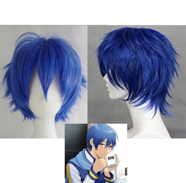 ウィッグ カツラ カイト kaito 初音ミク コスプレ 衣装 国内 小道具 高