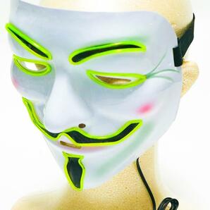 大人 ハロウィン マスク LEDマスク 国際的ハッカー集団 アノニマス