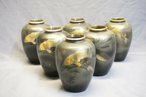 . copper made vase summer eyes type . common carp 6.0 size 6ps.@[ dead stock ]E003