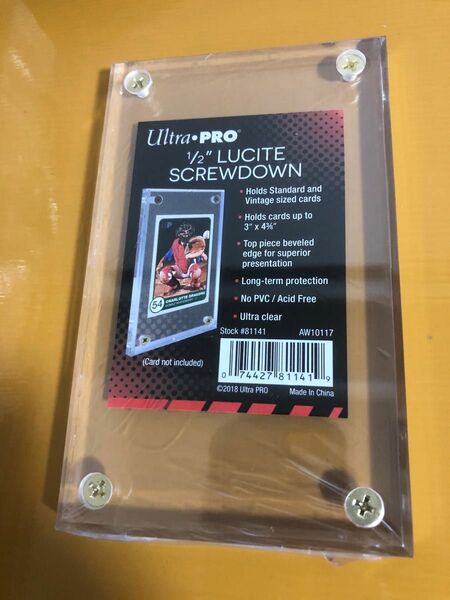 ウルトラプロ 1/2インチ ルサイト・スクリューダウン Ultrapro 1/2 Lucite Screwdown 1点 送無