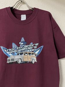 ノースショア ハワイ NORTH SHORE Hawaii シボレー woody Tシャツ 