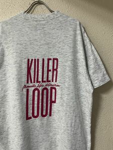 KILLER LOOP バックプリント ロゴデザイン Tシャツ 