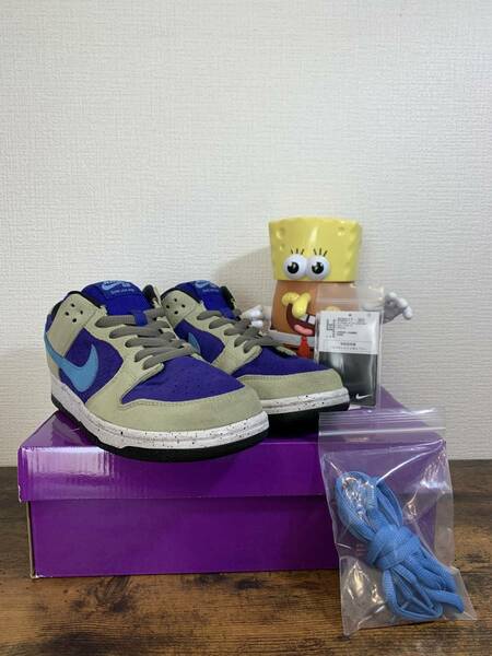 中古美品!!【NIKE SB Dunk Low (Celadon) BQ6817-301】ナイキ　エスビー　ダンク　ロー　ラン　セラドン