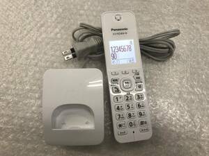 Panasonic telephone machine cordless handset KX-FKD404-W secondhand goods A-2852