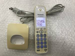  Panasonic with charger cordless handset KX-FKD602-W secondhand goods A-2862