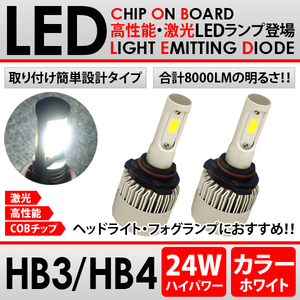 LED フォグ HB4 24W マークIIブリッド JZX110W.115W.GX110W 白光