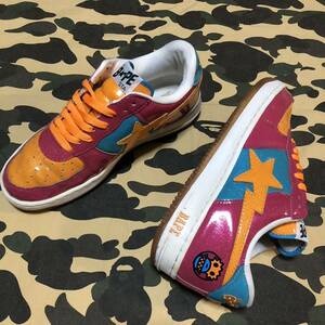 BAPESTA LOW BABY MILO MONSTER GLITTER US8 26CM BAPE STA ベイプスタ エイプ A BATHING APE