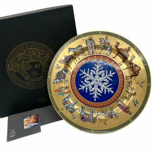  unused VERSACE Versace × Rosenthal Rosenthal decoration plate plate 1998 [ Christmas ]