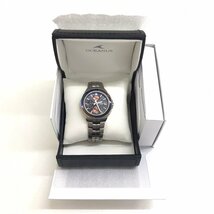 中古品 CASIO OCEANUS Manta オシアナス マンタ 限定モデル OCW-S5000D-1AJF 江戸切子 クロノグラフ デイト ソーラー電池 質屋出品_画像9