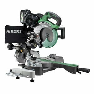 〔在庫あり〕HiKOKI 36V 190mmコードレス卓上スライド丸のこ(本体のみ・黒鯱チップソー付) C3607DRA(K)(NN)