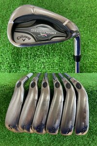 4卍尋1043【Callaway/キャロウェイ】Steelhead XR 360FC アイアン6本セット フレックス：S 2016年 NSPRO950GH《札幌・店頭引渡し可》