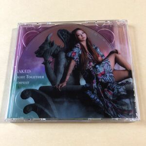 安室奈美恵 MaxiCD+DVD 2枚組「NAKED_FIGHT TOGETHER_TEMPEST」