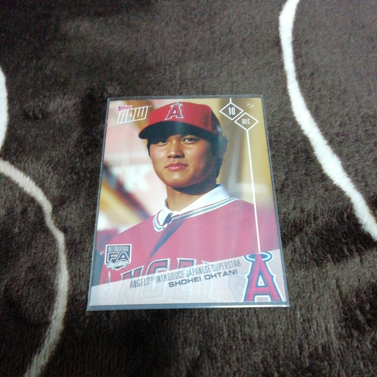 Topps ロサンゼルス エンゼルス 大谷翔平 ルーキーカード 入団