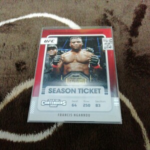 2022 Panini Chronicles Francis Ngannou Contenders Season Ticket #104 UFC　フランシス・ガヌー