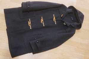 RR22　即決　美品　POLO Ralph Lauren ポロ・ラルフローレン　メルトンウール ダッフルコート　L　㈱アクティ21　日本製