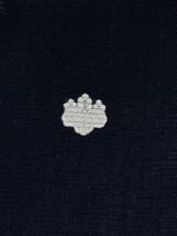 婦人　夏の喪服と帯のセット　正絹　絽　五三の桐の染抜き紋　雲紋様織りの帯　小柄な方に　保管品　_画像4