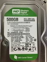 S1400●4台まとめ HDD WesternDigital/WD5000AADS Seagate/ST3500312CS 500GB 【フォーマット済】_画像4