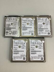 S1403●5台まとめ HDD ハードディスク HGST/HCC54550A9E380 HCC5450A7E380 HITACHI/C5K750-500 【フォーマット済】