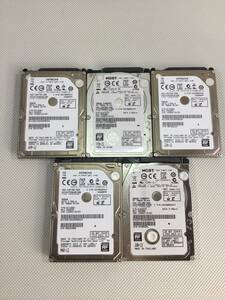 S1404●5台まとめ HDD ハードディスク HGST/HCC545050A7E380 HITACHI/HCC547550A9E380 【フォーマット済】