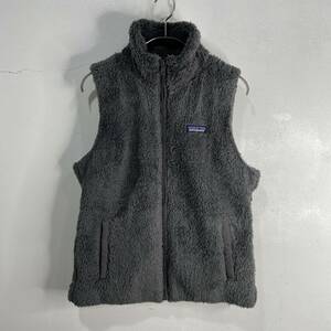 ☆送料無料☆Patagonia☆ロスガストベスト☆ボアフリース☆ジップベスト☆グレー☆M☆E23