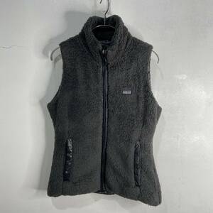 ☆送料無料☆Patagonia☆ボアフリースリバーシブルベスト☆ナイロン☆ロスガスト☆グレーブラック☆M☆E23