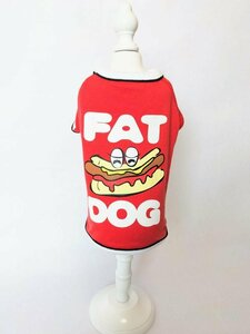 [Бесплатная доставка] Дизайн f (D.F.D) ◇ Tops ◇ Dogwear Dog [6420159] Дизайн ef Ss Red / Out Outing Unique Color