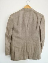 【送料無料】BEAMS × LORO PIANA ビームス ロロピアーナ サイズ88 ジャケット【メンズ】 薄ブラウン 日本製 ／6424390_画像4