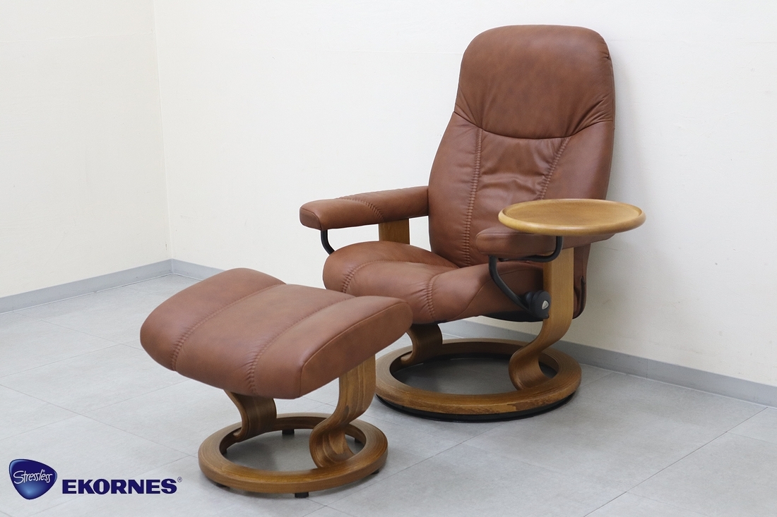 ◇美品◇EKORNES エコーネス◇ストレスレス チェア コンサル◇本革