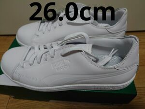 puma プーマ　マッチクリーン　Match Clean 　ホワイト　26.0ｃｍ　天然皮革