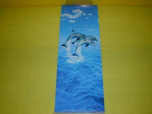 * world. scenery [ sea ] poster / dolphin /1909// year new goods ]