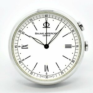 Zetton【SALE】ボーム＆メルシェ　BAUME&MERCIER　クラシマ テーブルクロック トラベルクロック アラーム　MOA08705　55mm　クォーツ