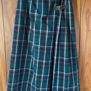 ナチュラルベーシック チェックスカート