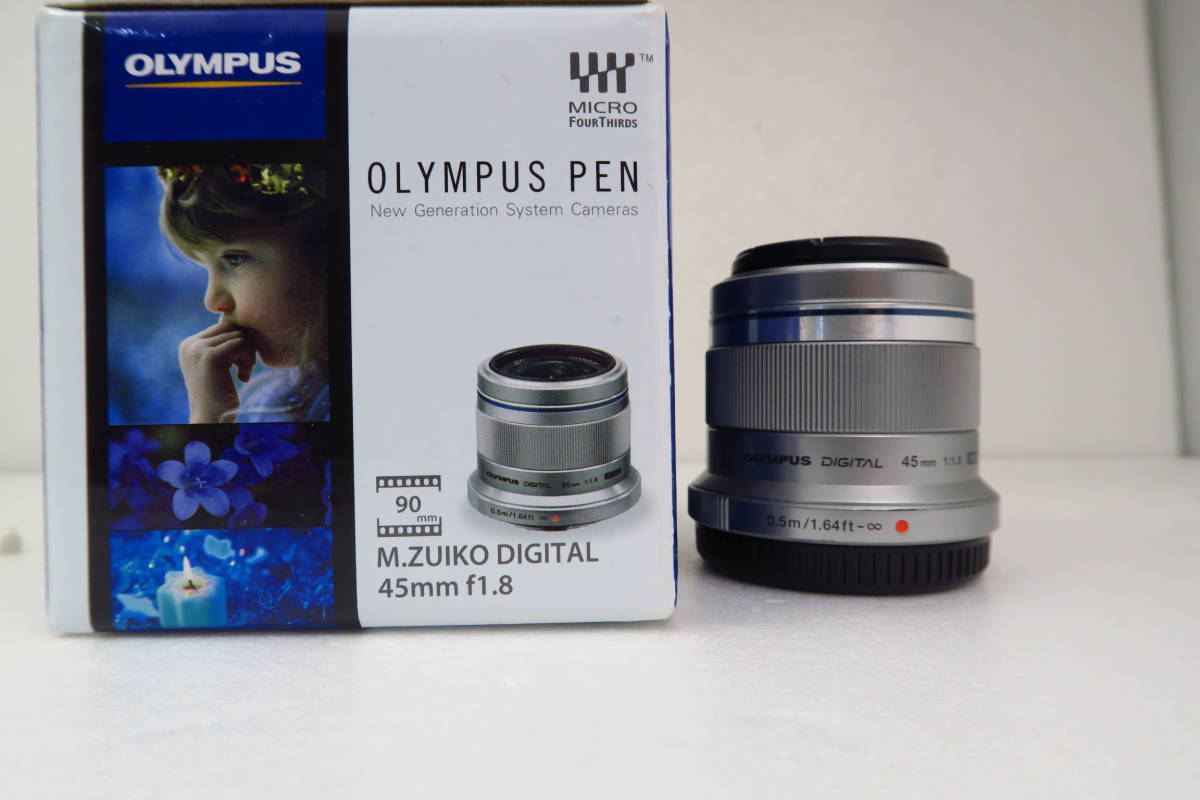 予約受付中】 F1.8 ほぼ新品OLYMPUS 45mm M.ZUIKO DIGITAL45mm M.ZUIKO