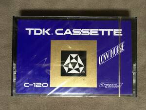 【 とっても希少な1968年頃の発売カセットテープ・未使用品です！】★TDK CASSETTE◇C-120◇LOW-NOISE★