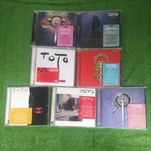 TOTO　アルバム　1〜7作目　輸入盤CD　ROCK CANDYリマスター盤　送料込み　