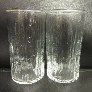 《食器》無銘 「ガラスのコップ：色々 7個(4種セット)」 細身＋縦長・太目＋幅広 昭和感のあるタンブラーグラスの画像6
