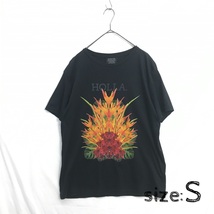 KZ6215★FADTHREE : HOLLA プリントTシャツ★S★黒 定価￥11800- FAD3 ファドスリー_画像1