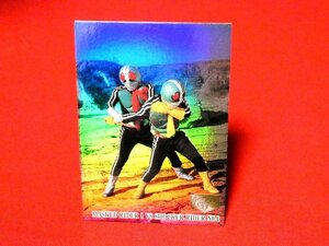 仮面ライダーAMADA2001　キラカードトレカ　仮面ライダー新１号対ショッカーライダーNO.1 S35